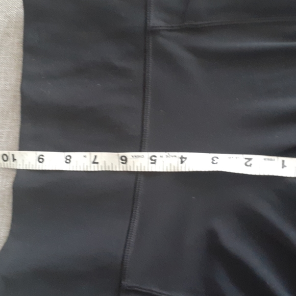 Athleta black blue ankle crop Leggings size xs - Picture 13 of 14